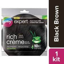!Godrej Hair Colour Black Brown 20g+20ml